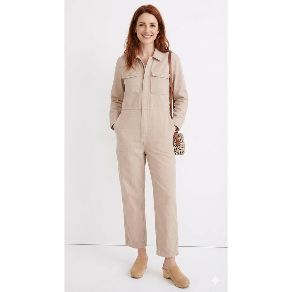 New W/Tags Madewell Denim Relaxed Coverall Jumpsuit XXL